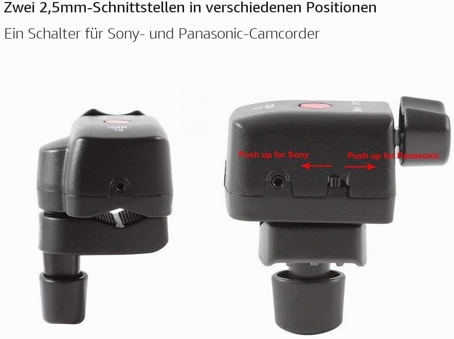 Camcorder Zoom Steuerung Fernbedienung Remote Controller mit 2,5mm Klinkenkabel für Panasonic LANC G