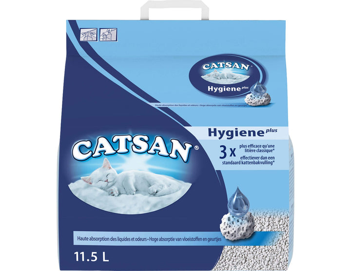 Catsan – Catsan Hygiene Plus Katzenstreu – Für Katzen – 11,5 l (x1)