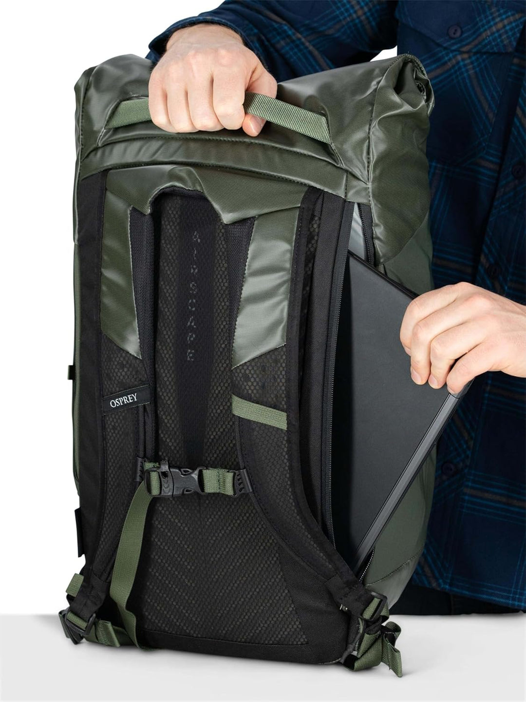 Osprey Unisex – Erwachsene Transporter Roll Top Lifestyle Pack Einheitsgrösse Tan Concrete, Einheits