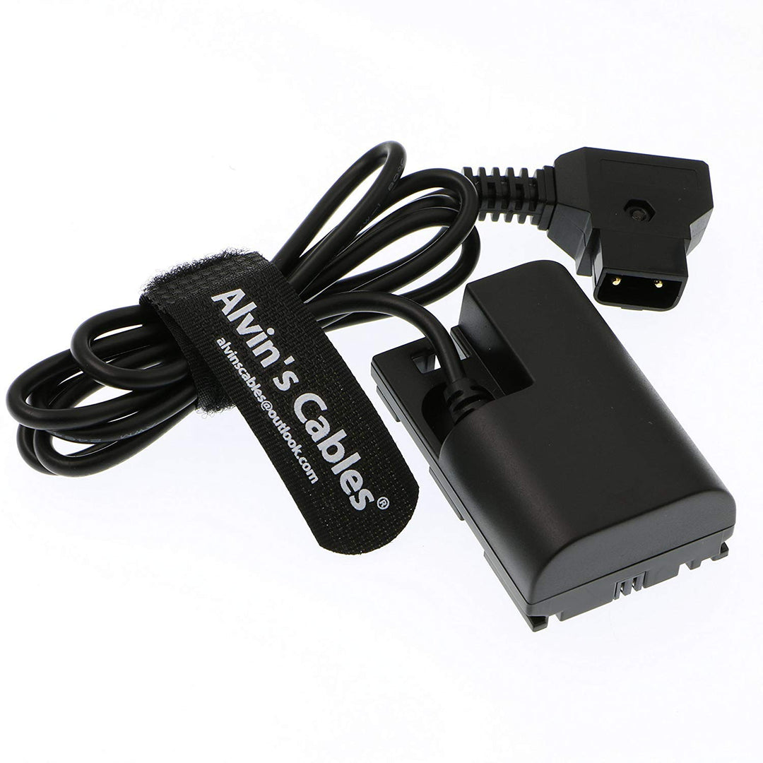Alvin's Cables Lanparte LP E6 Dummy Akku zu D-Tap Kabel für den Canon 5D4 5DSR 5D2 5D3 1m, 1m
