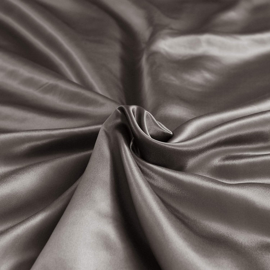THXSILK Seidenbettwäsche Set 2 teilig, Bettbezug 155 x 220 cm und 40 x 80 cm Kissenbezug, Hypoallerg