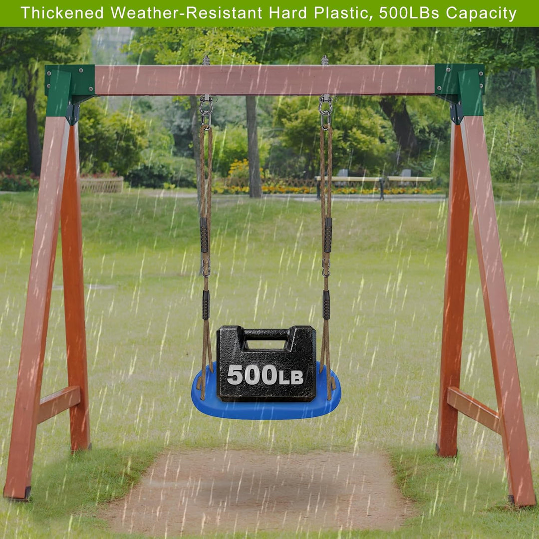 BeneLabel Schaukel Kinder, Indoor Outdoor Babyschaukel Hartgummi Schaukelsitz Spielplatz Gartenschau