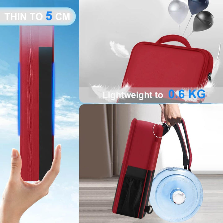 ZINZ Schlanker und Erweiterbarer Laptop Rucksack, 17 Zoll Reise-Business Rucksack, wasserabweisender