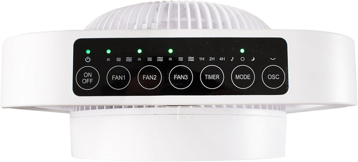 SUNTEC Turmventilator mit Fernbedienung, Timer | Standventilator Weiss | CoolBreeze 9500 - Leise 105