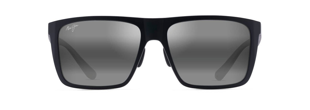 Maui Jim HONOKALANI Brille, Mattschwarz, 57/17/138, Unisex, Erwachsene, Mattes Schwarz