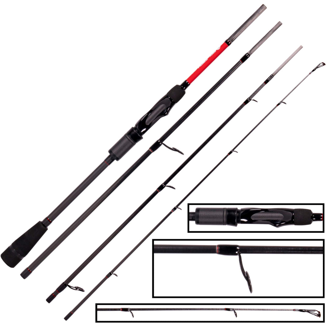 Zeck Troy 200cm 25g Spinnrute Reiserute