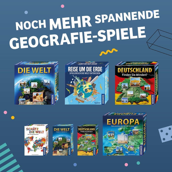 Kosmos 682866 Schätz die Welt, Wer Wird Wett-Weltmeister? Geografie-Spiel über die Länder der Erde,