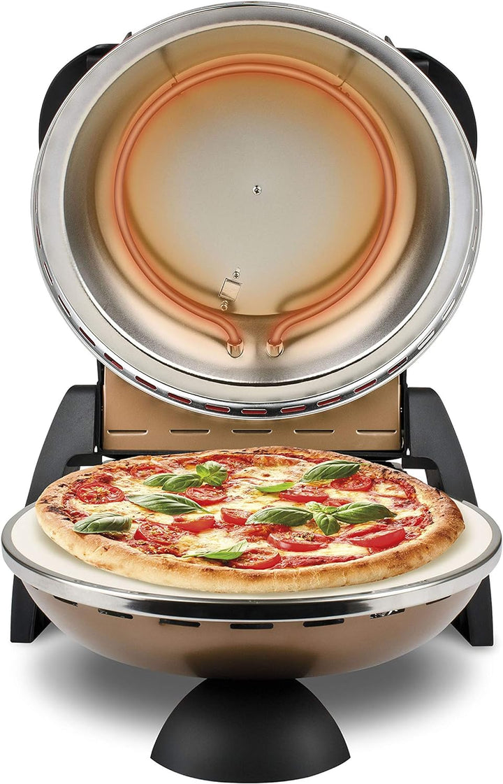 G3 Ferrari G10006 Pizza Äussern Vergnügen, Ofen Pizza, 1200 W, 400°C, Felsen Feuerfest (durchmesser