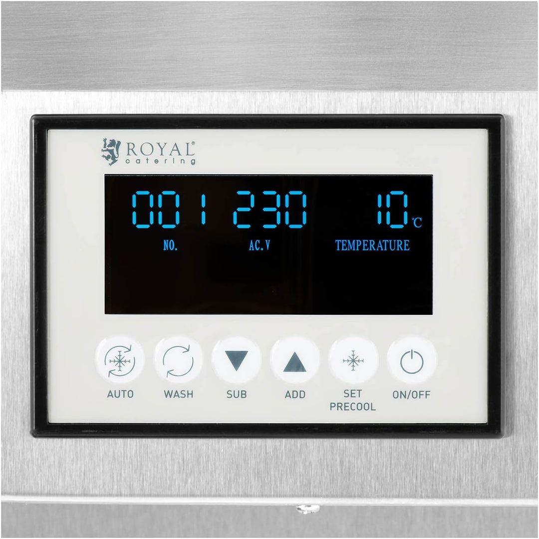 Royal Catering Softeismaschine 1290 W 18 l/h Behälter: 10 l 1 Geschmacksrichtung Softeismaschine Gas