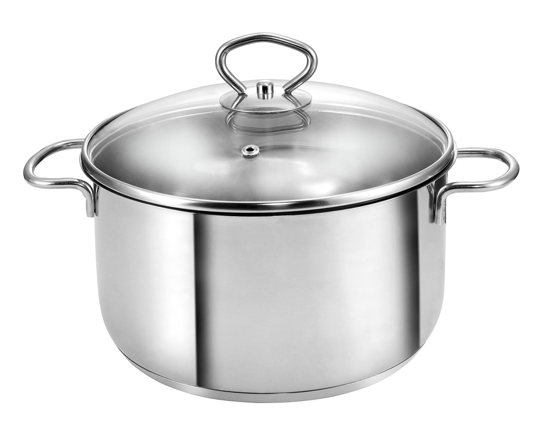 KOPF Fleischtopf Merkur (Topf Ø 20 cm) 2,5 Liter Kochtopf aus Edelstahl mit Literskala Fleischtopf M