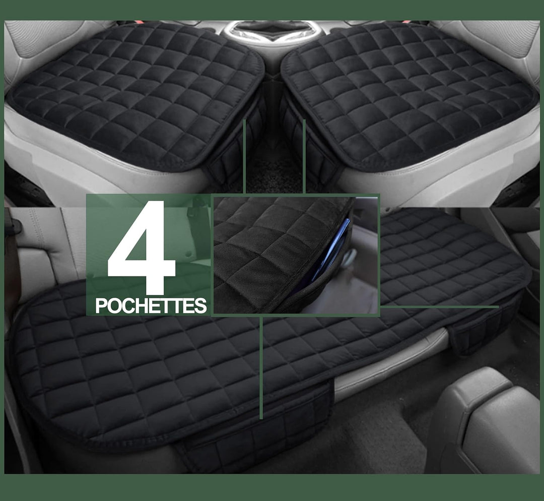 Rebeca Shop 3 Stück Universal-Autositzbezug | Schutz für 2 Vorne und 1 Rückseite | Protector Comfort