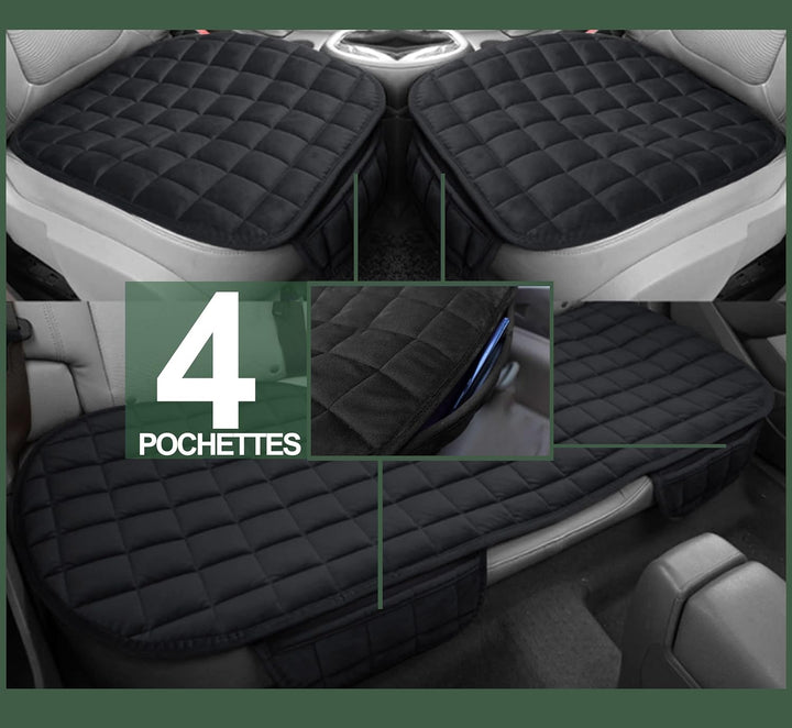 Rebeca Shop 3 Stück Universal-Autositzbezug | Schutz für 2 Vorne und 1 Rückseite | Protector Comfort
