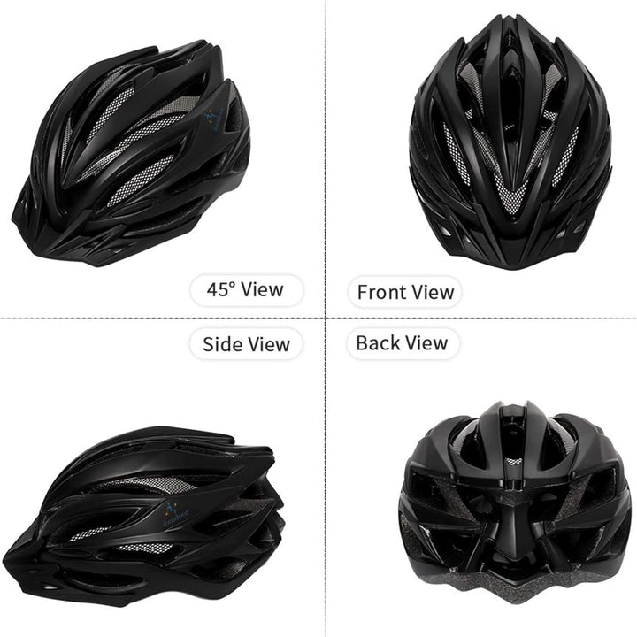 ioutdoor Premium Fahrradhelm, CE CPSC Zertifikat, Radhelm mit Abnehmbarer Sonnenblende und Insektenn