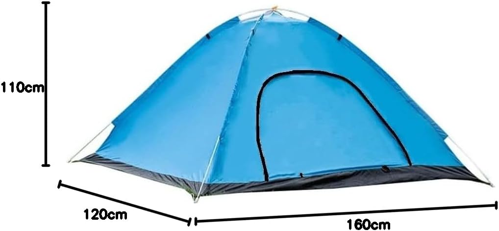 Wurfzelt 2 Personen Wasserdicht, Automatisches Pop Up Zelt 2 Personen, Winddicht Campingzelt, Ultral