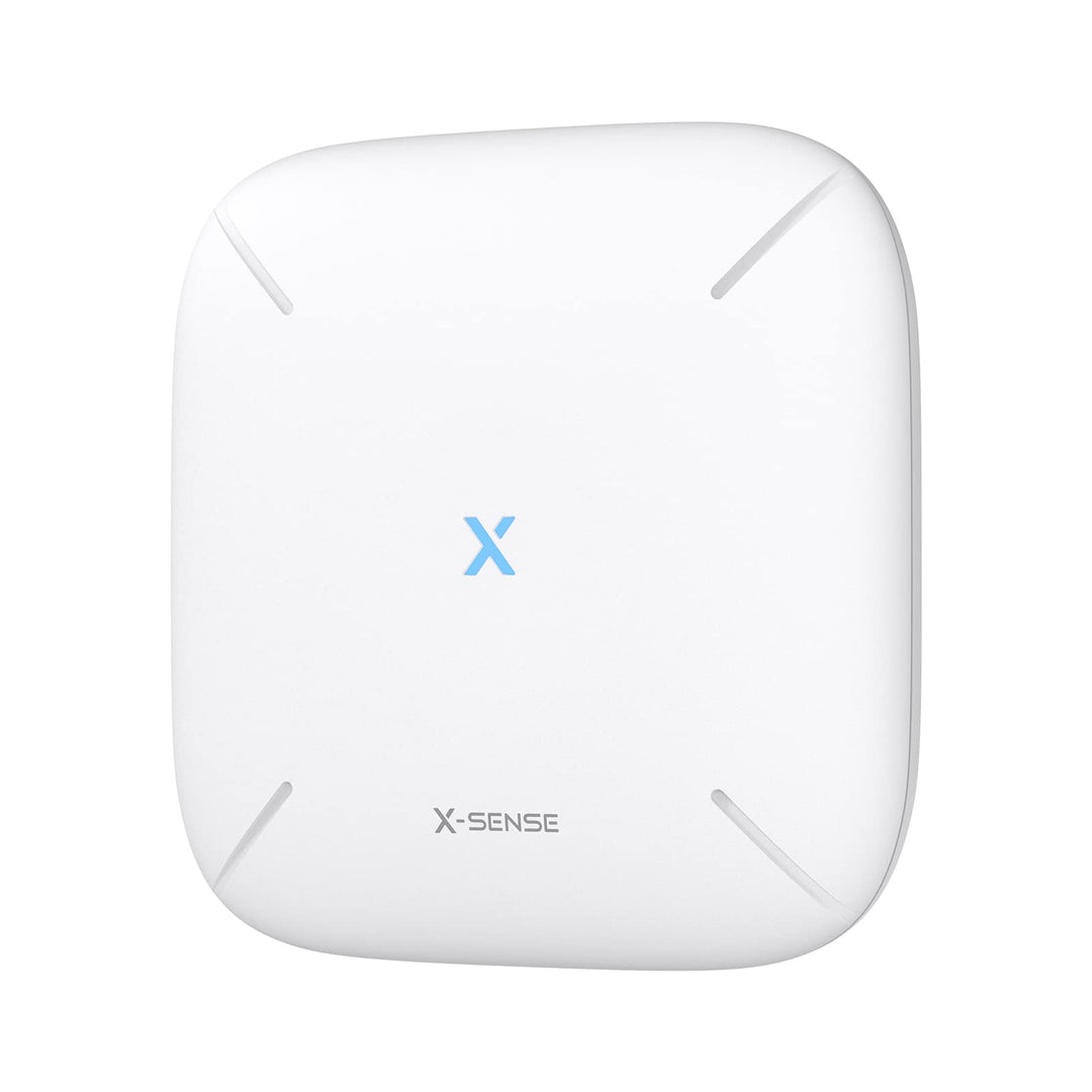 X-Sense Smart Home-Basisstation – Kompaktes Design, erfordert 2,4-GHz-WLAN, mit 2-in-1-Taste für Stu