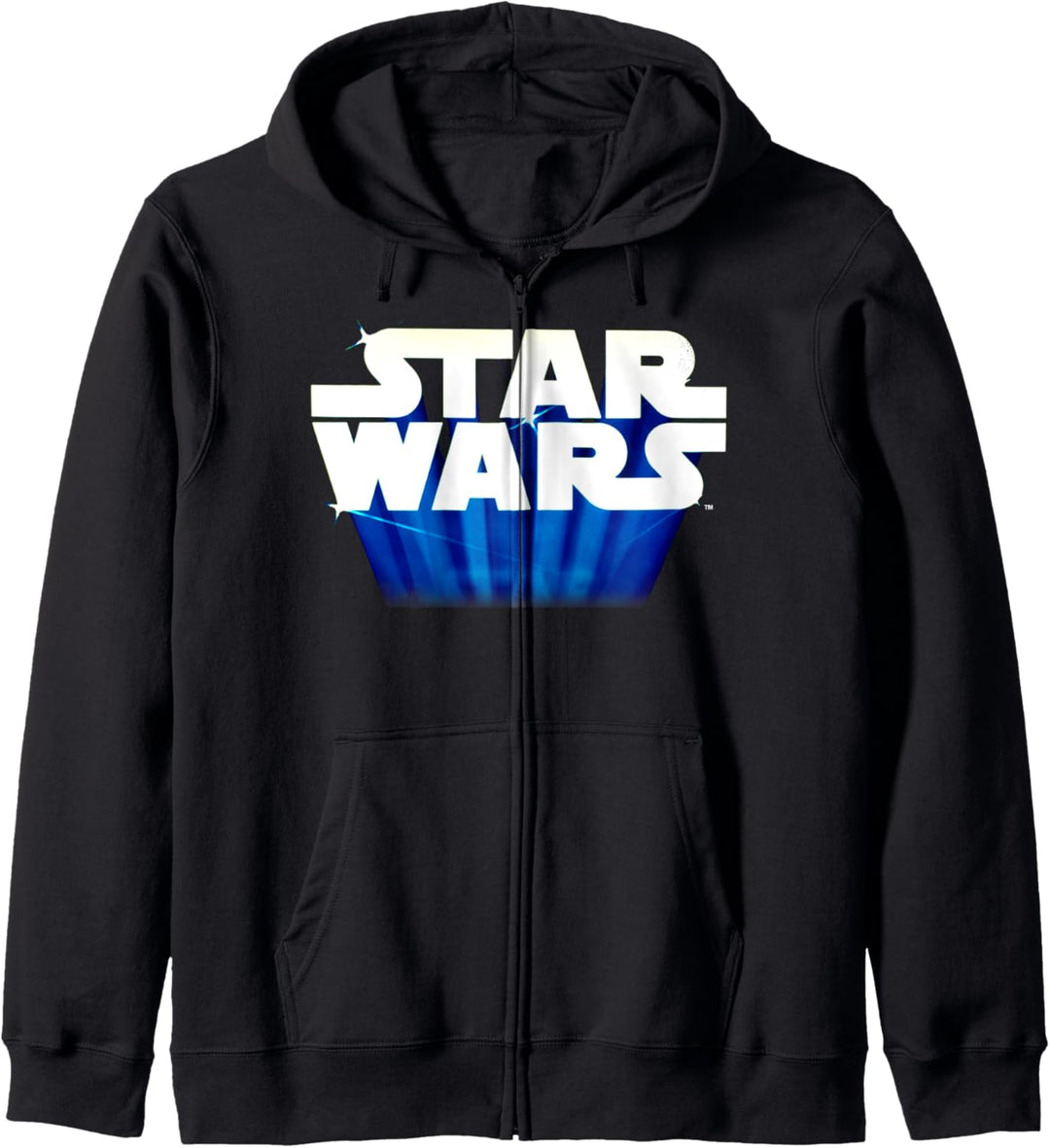 Star Wars Logo Glowing Blue Kapuzenjacke