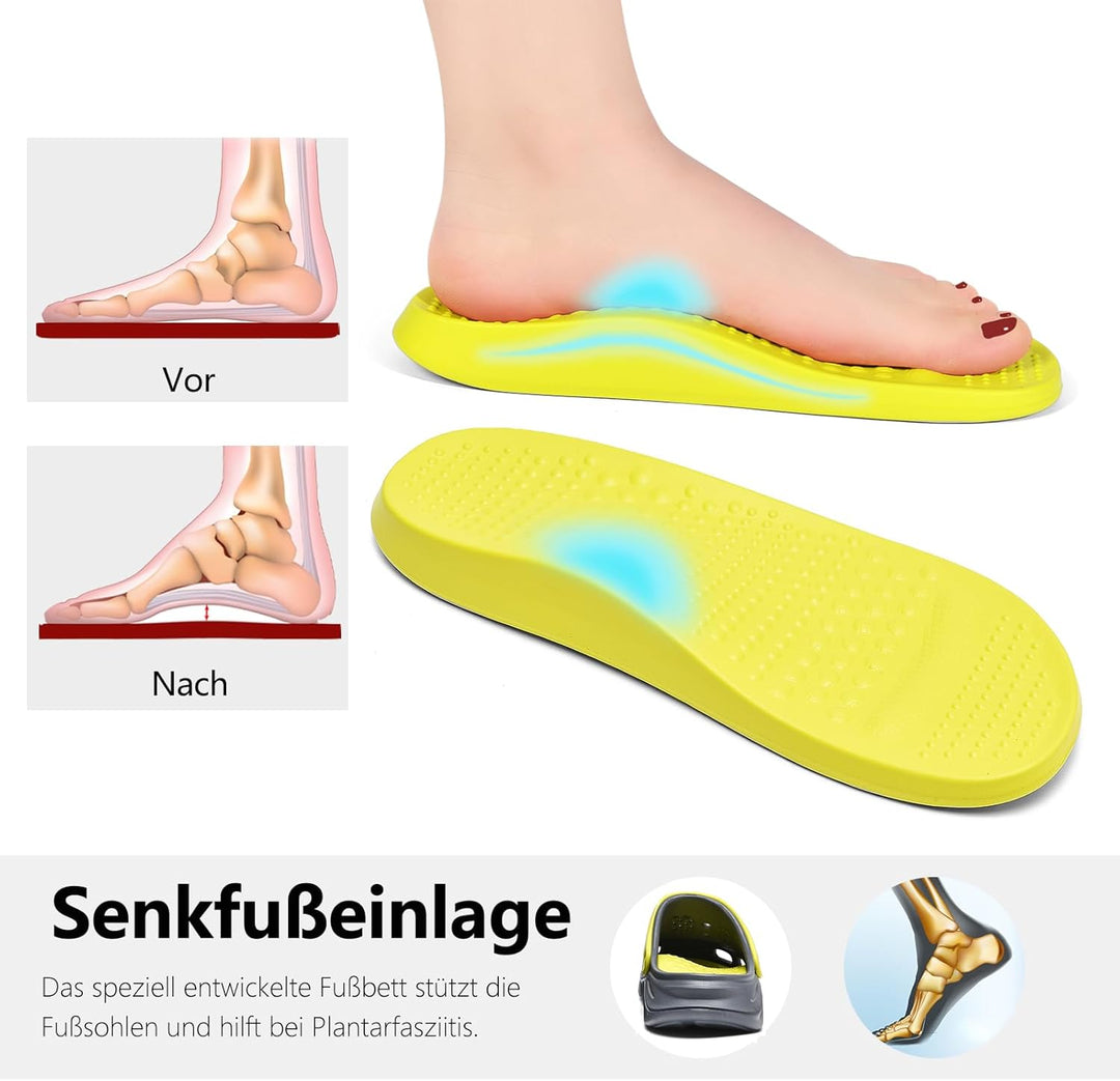 GULAKY Clogs & Pantoletten für Herren Gartenschuhe Orthopädische Schuhe Sandalen Damen Sommer Haussc