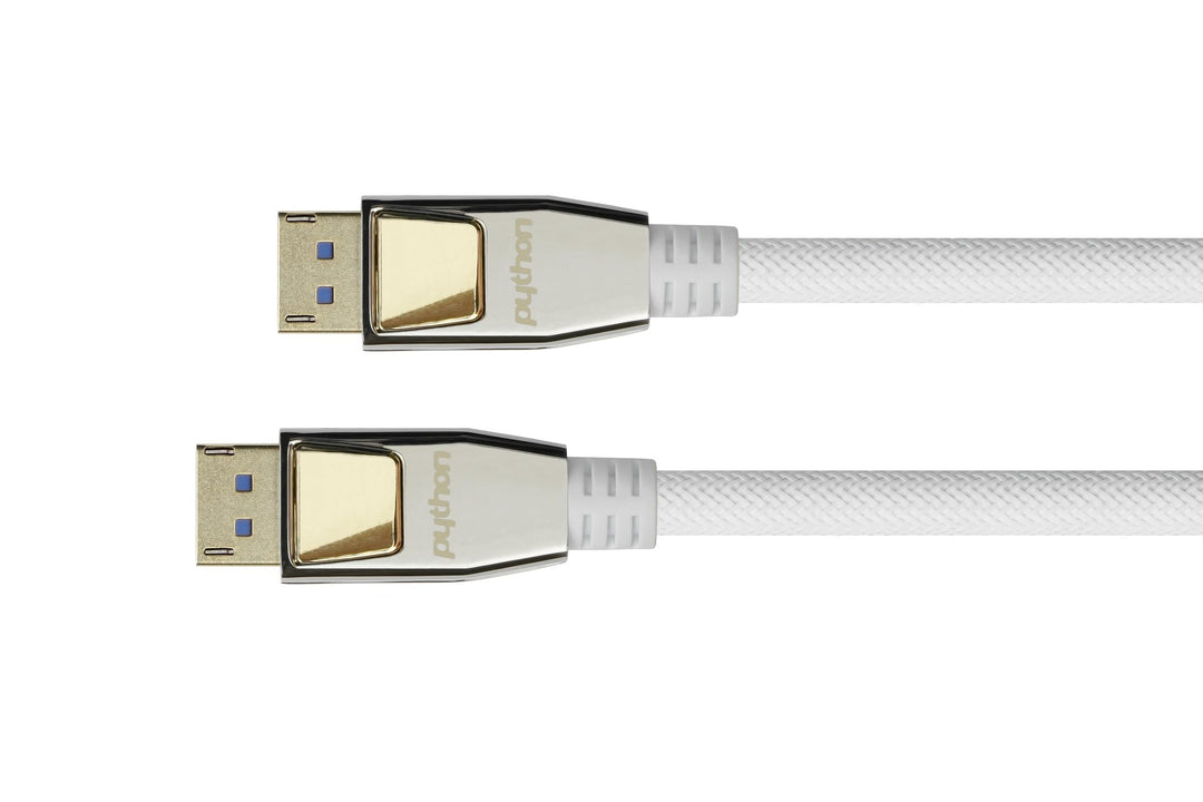 Python PREMIUM DisplayPort 2.0 Kabel - 3 m - 54 Gbit/s, UHBR 13.5-4K @240Hz / 8K @60Hz - KUPFERLEITE