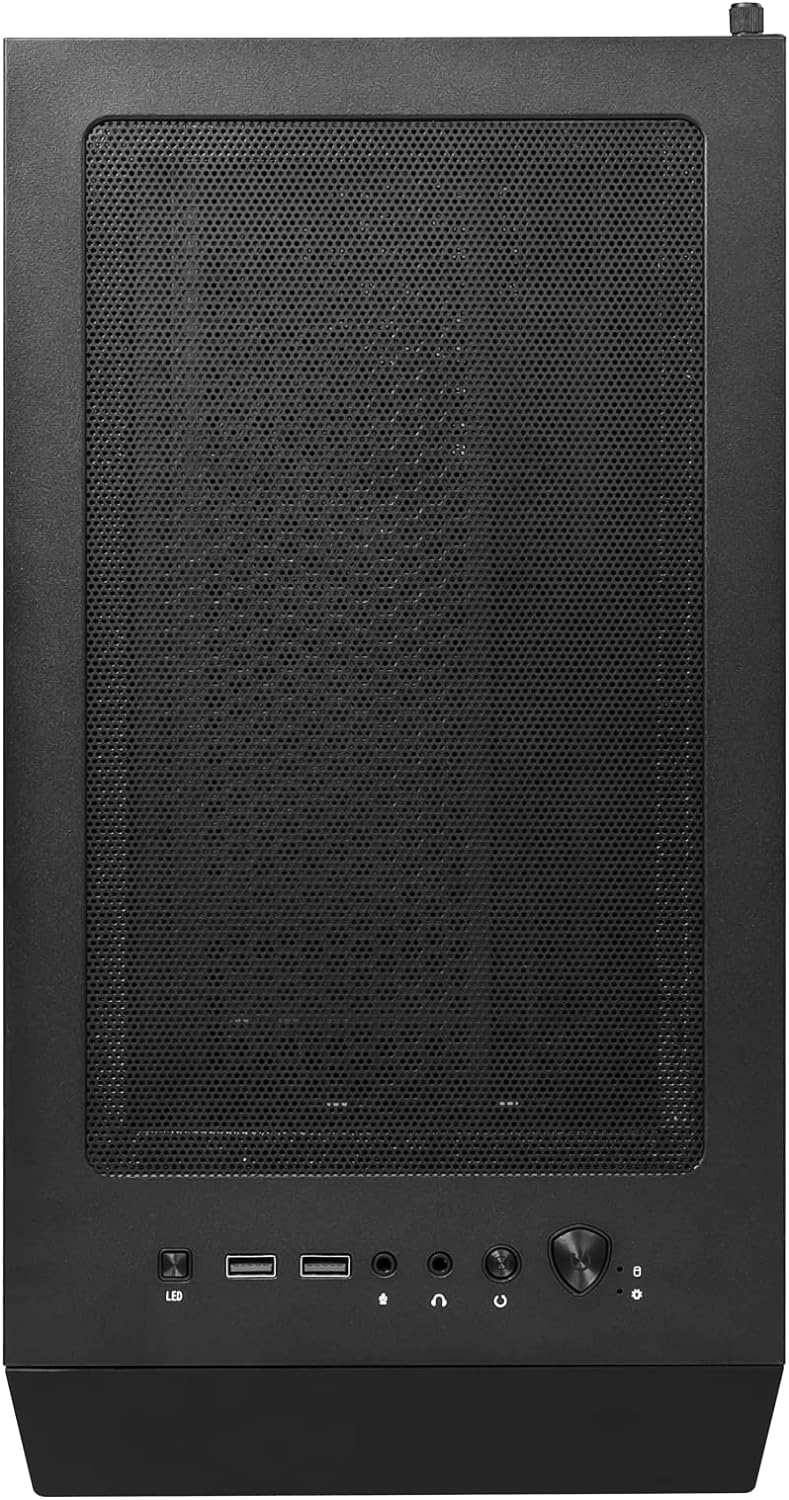 MSI MAG Forge 111R Mid-Tower ATX Gehäuse (2X USB 3.0 Anschluss, 1x 120mm A-RGB Fan mit Controller im