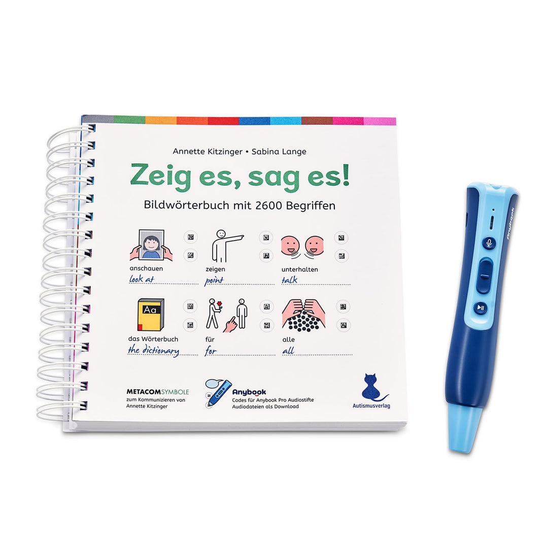 PRO StarterSet Zeig es, Sag es! bestehend aus Audiostift und Bildwörterbuch mit eingedruckten Audioc