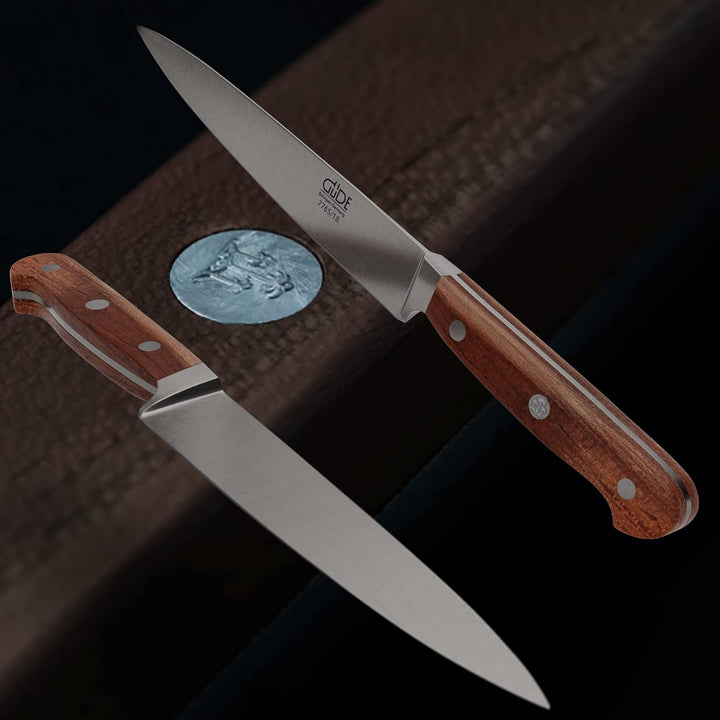 Güde Solingen Tradition - Filiermesser geschmiedet, 18 cm, Pflaumenholz, F.GÜDE, Handmade Germany