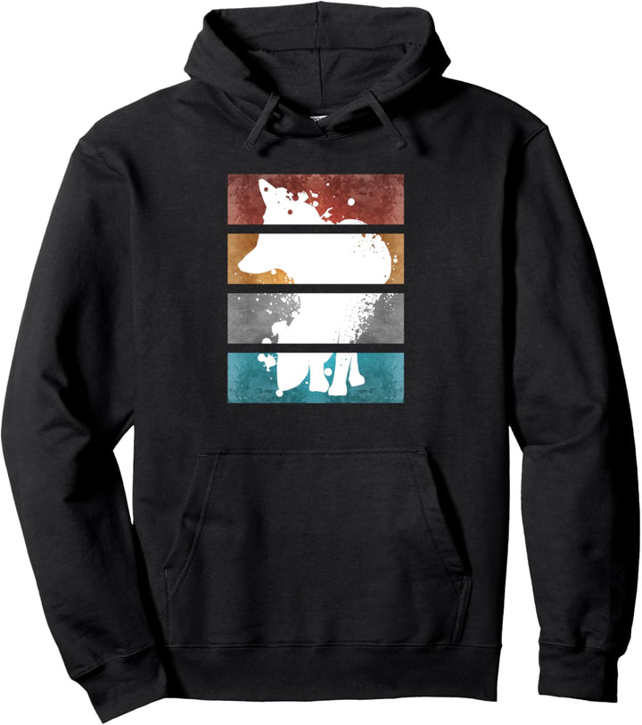 Tiersilhouette Tier Silhouette | Damen Kinder Herren | Fuchs Pullover Hoodie