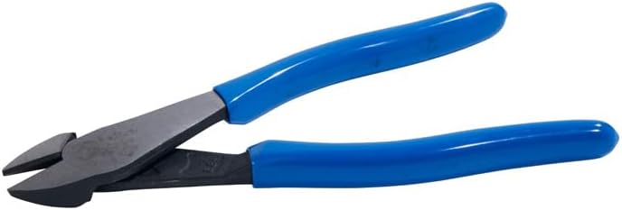 KLEIN TOOLS Robuster Diagonal-Elektronikseitenschneider, hohe Hebelwirkung, 20,5 cm, Seitenschneider