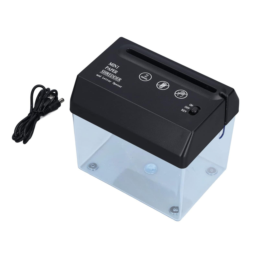 Mini Aktenvernichter, A6 Papierschneider Schredder Klein Reisswolf Aktenvernichtung Elektro Aktenver