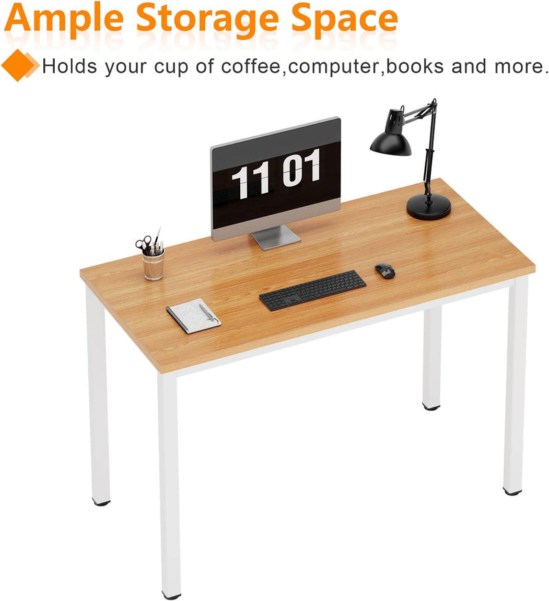 Need Computertisch Schreibtisch 100x60 cm PC Tisch Bürotisch Arbeitstisch Esstisch für Home Office,