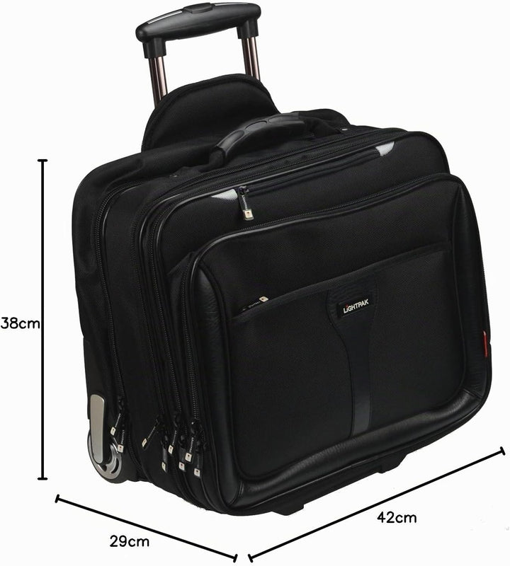 46102 - Business Trolley Executive Line Bravo 2 aus Nylon, schwarz, 42 cm Koffer, Koffer