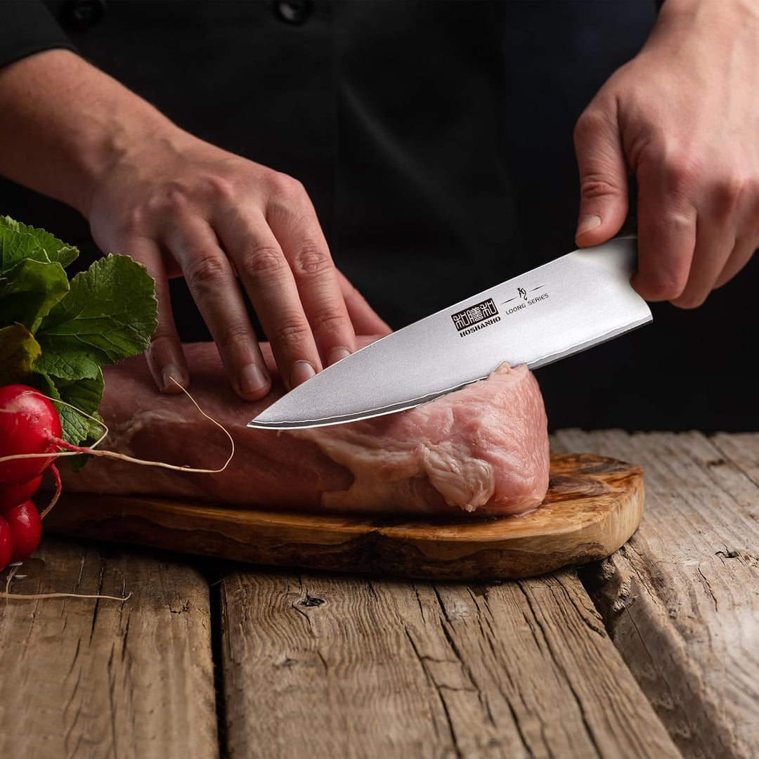 HOSHANHO Japanisches Kochmesser Profi Messer Scharfe Küchenmesser Chefmesser aus Hochwertigem Edelst