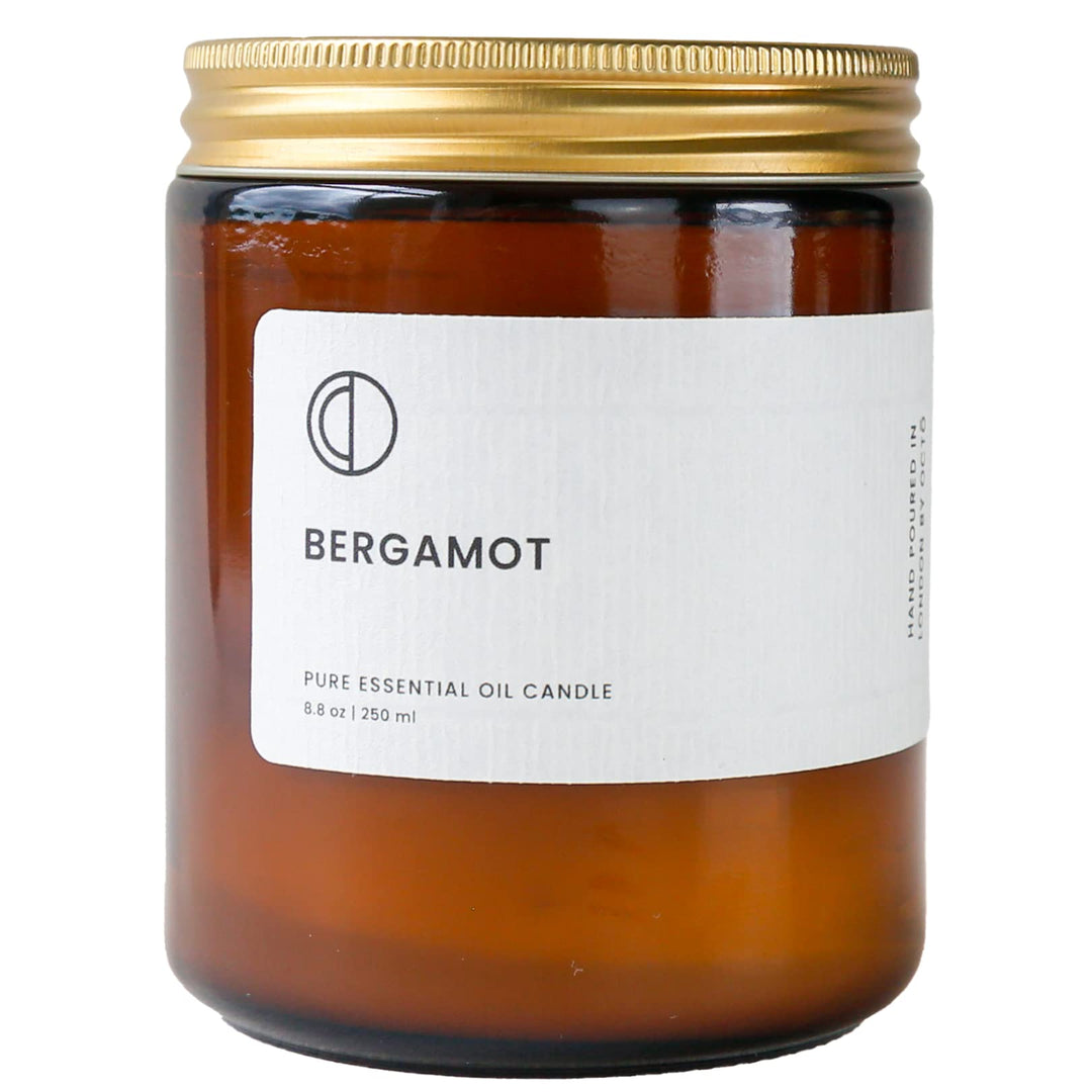 Octo Bergamotte | Duftkerze natürlich mit Sojawachs und ätherischen Ölen, 250 ml Bergamotte 250 ml,