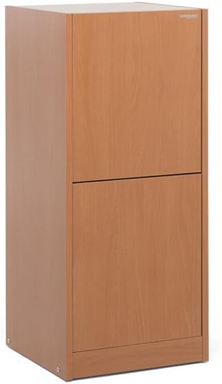 Foppapedretti 9900303306 Myhome Stir8 Tisch mit Regal und Bügelbrett zum Einklappen, nussbraun, aus