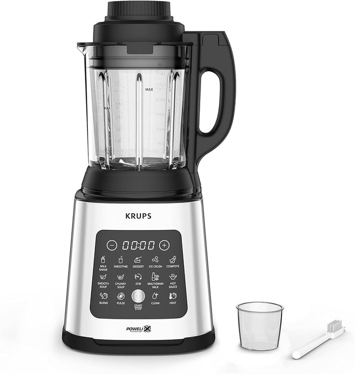 Krups KB835D Perfectmix Cook Hochgeschwindigkeits-Kochmixer | Standmixer | 10 autom. Programme | Kal