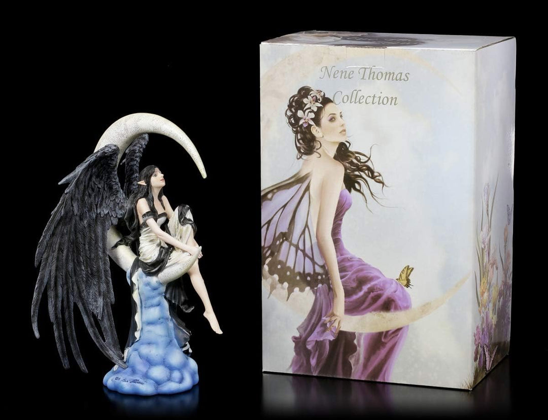 Nene Thomas Engel Fantasy-Figur - Stargazer Motiv Gothic Elfe, Fee, Deko-Figur, Staute, Skulptur, H
