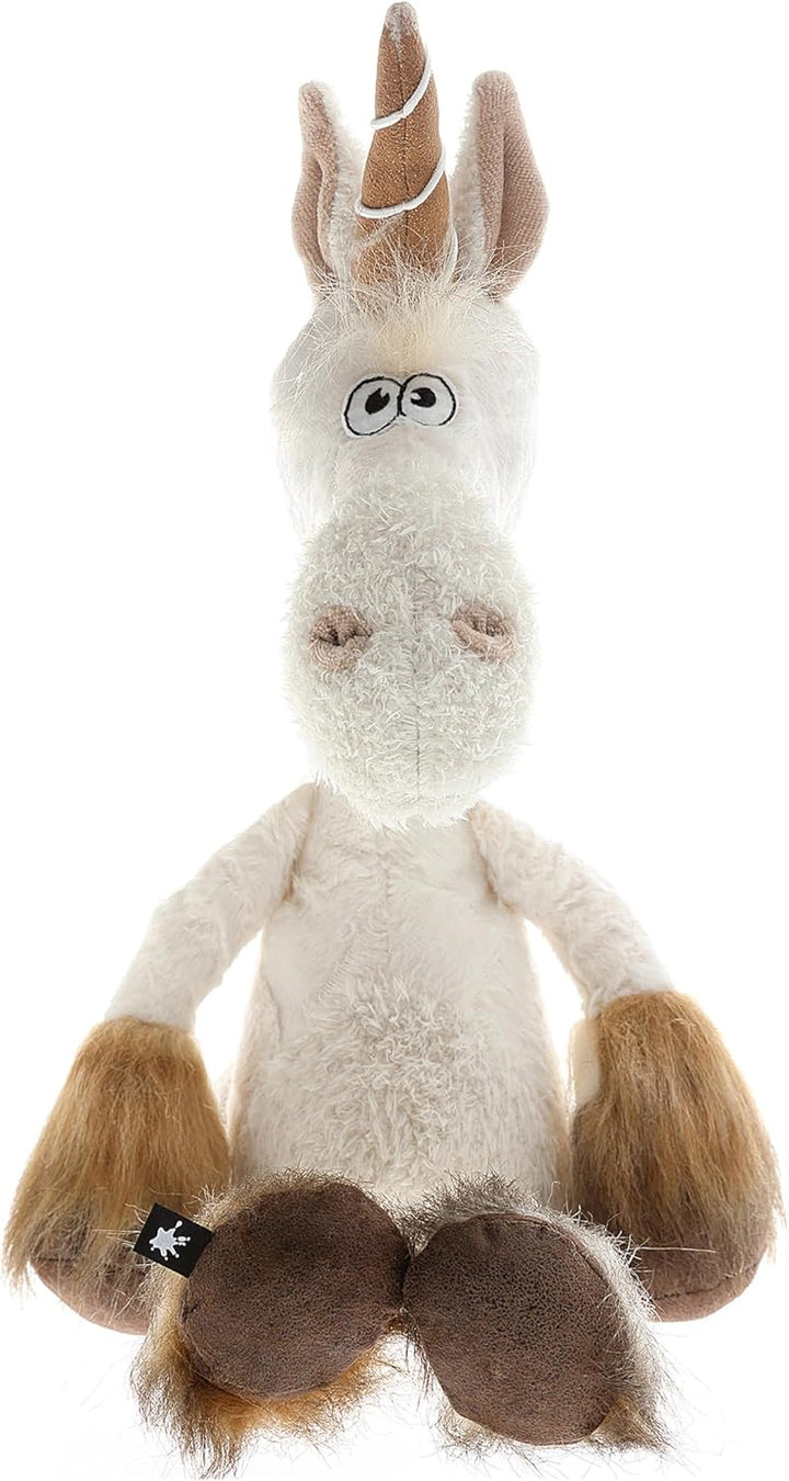 SIGIKID 38488 Uni Que L Beasts Town Kinder und Erwachsene Kuscheltier empfohlen ab 3 Jahren weiss, g