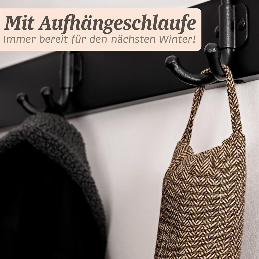 2 Stück Zugluftstopper 90cm - Waschbarer Bezug - Energiesparend - Extra Schwer - Für Türen und Fenst