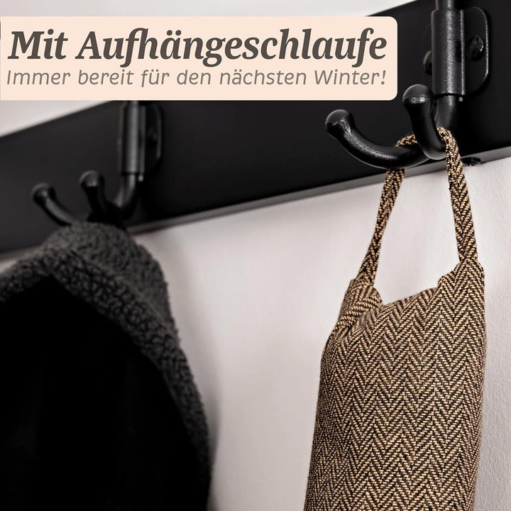 2 Stück Zugluftstopper 90cm - Waschbarer Bezug - Energiesparend - Extra Schwer - Für Türen und Fenst