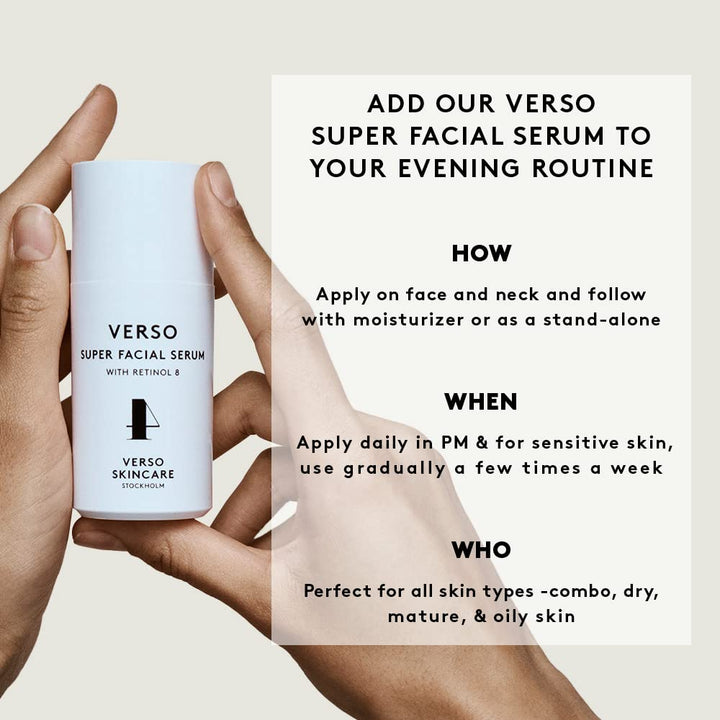 Verso Super Facial Serum, 30 ml