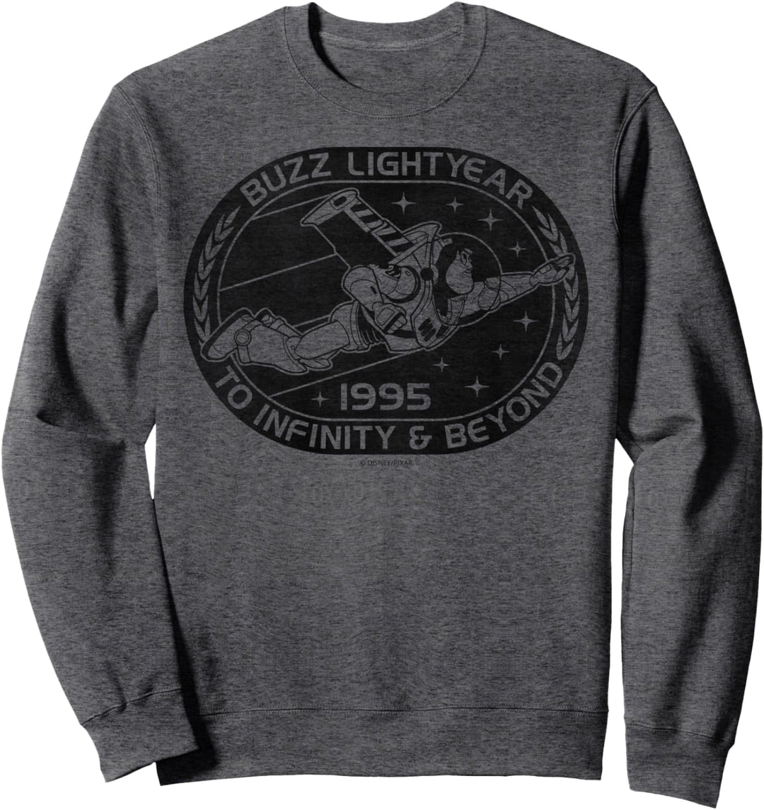 Disney Pixar Toy Story Buzz Lightyear Black And White 1995 Sweatshirt