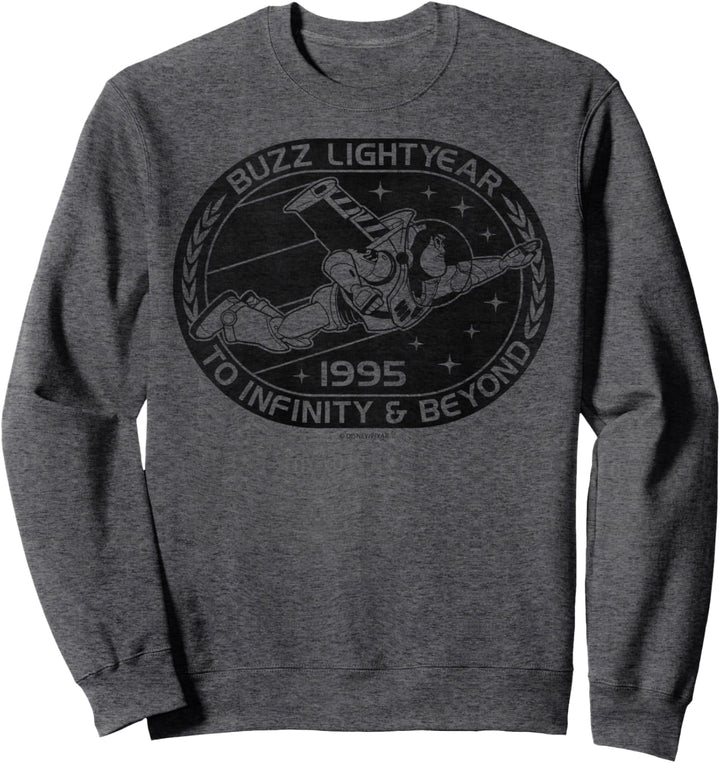 Disney Pixar Toy Story Buzz Lightyear Black And White 1995 Sweatshirt