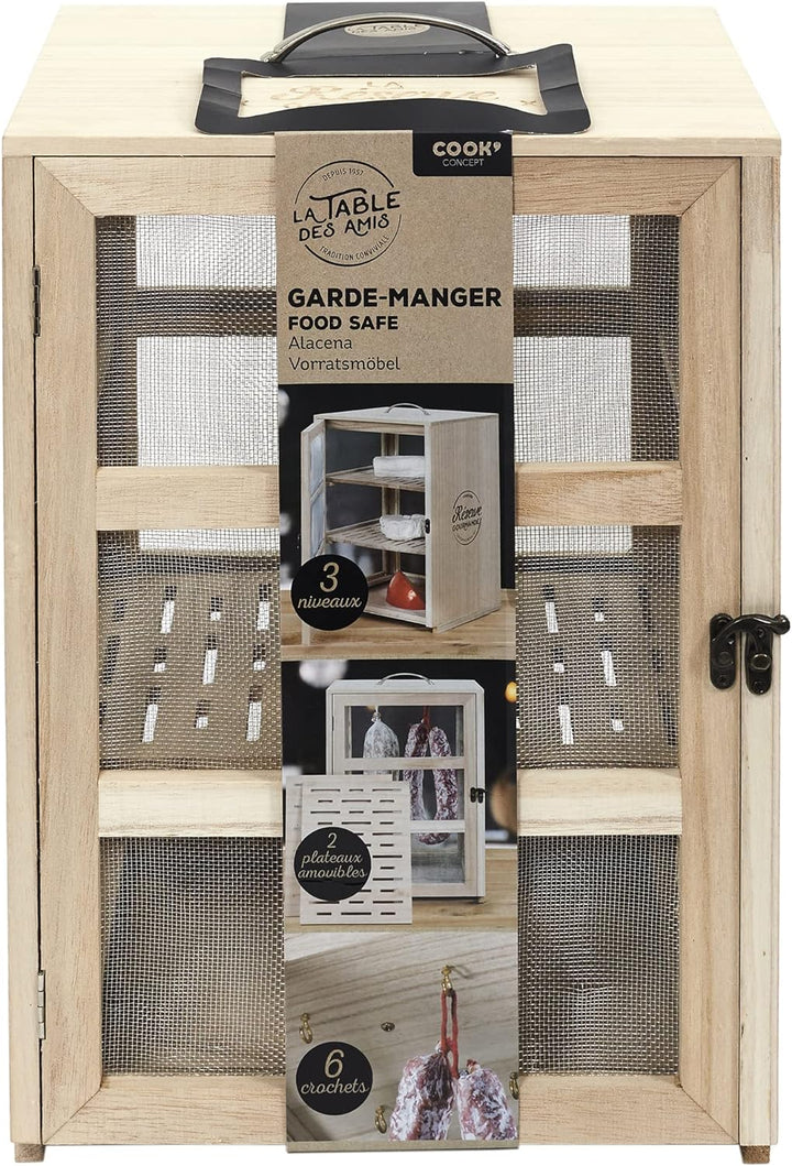 Cook Concept KA4717 Vorratsschrank, für Aufbewahrung, sonstiges Zubehör, Paulownia, 28,2 x 24 x 39 c