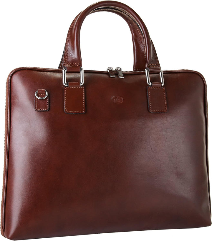 piké Businesstasche echt Leder braun Damen - 016717