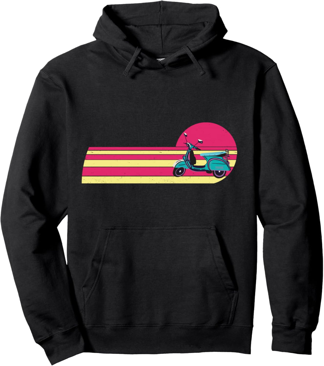 Rollerfahrer Moped Scooterfahrer Motorroller Pullover Hoodie