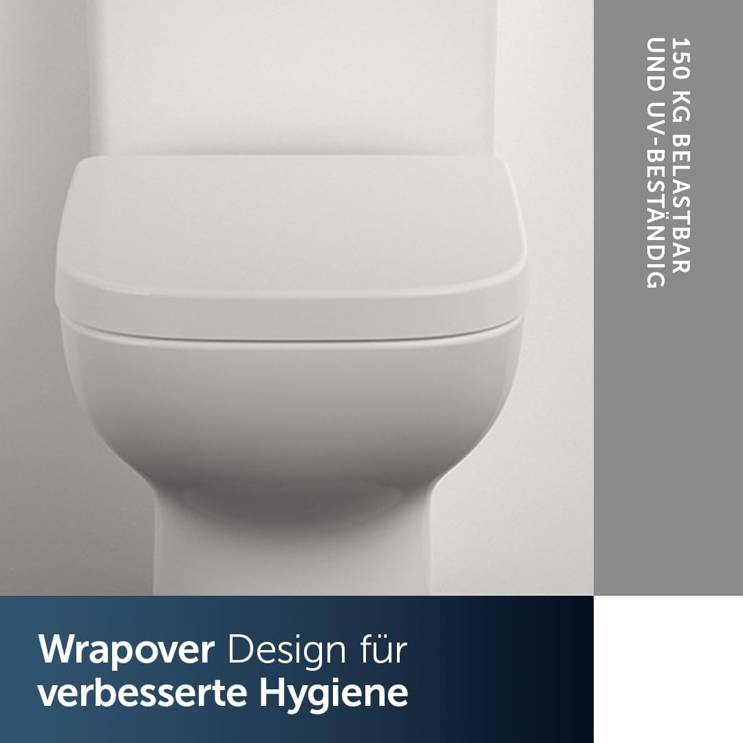 Ideal Standard T473601 Ideal Standard i.life S WC-Sitz, Wrapover Standard Close, Standard Close