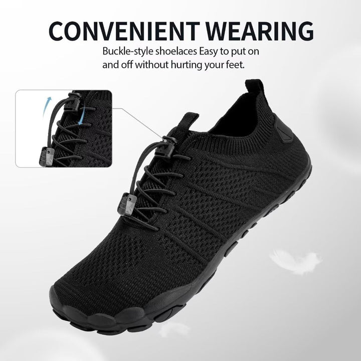 IceUnicorn Barfussschuhe Damen Herren Breite Traillaufschuhe Zehenschuhe Unisex Schwimmschuhe Strand