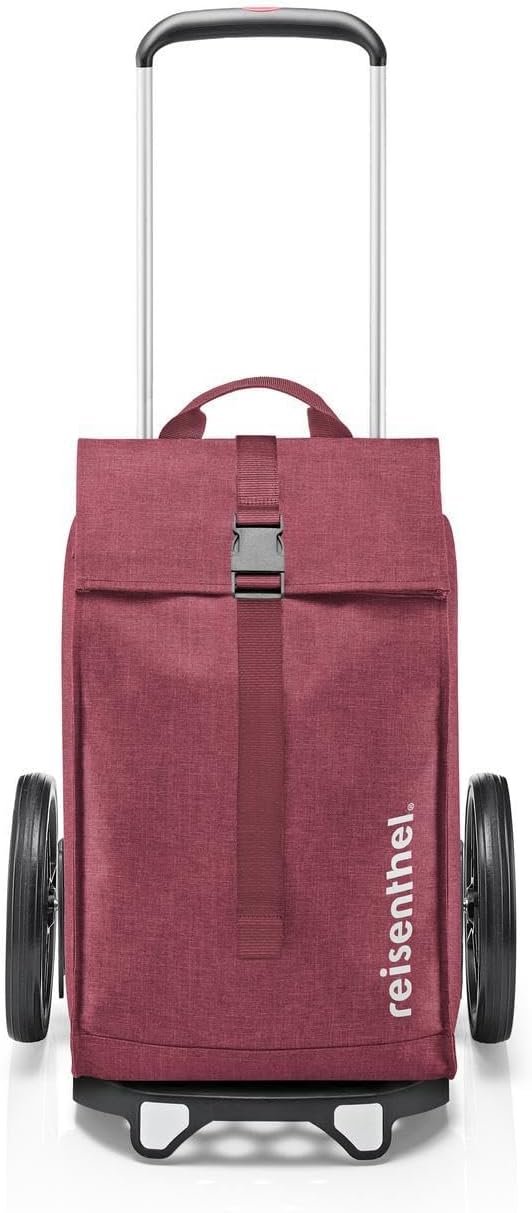reisenthel Citycruiser Twist Maroon – Praktische Einkaufstasche mit Mehreren grossen Fächern als Tro