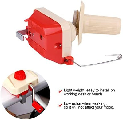 Ball Winder Garn Strickwebstuhl Häkeln Swift Garn Faser Cord Ball Woo Wickler DIY Tool Kit mit Stric