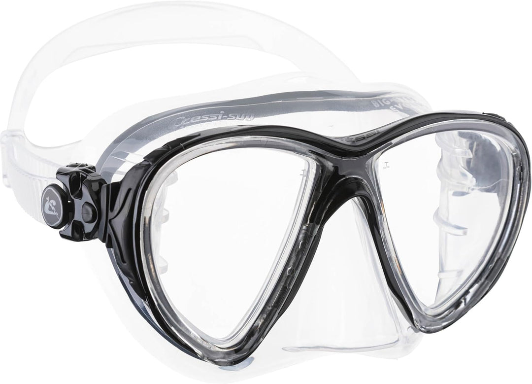 Cressi Professionelles Kombinationsset aus Maske und Schnorchel oder Kit aus Maske, Schnorchel und F