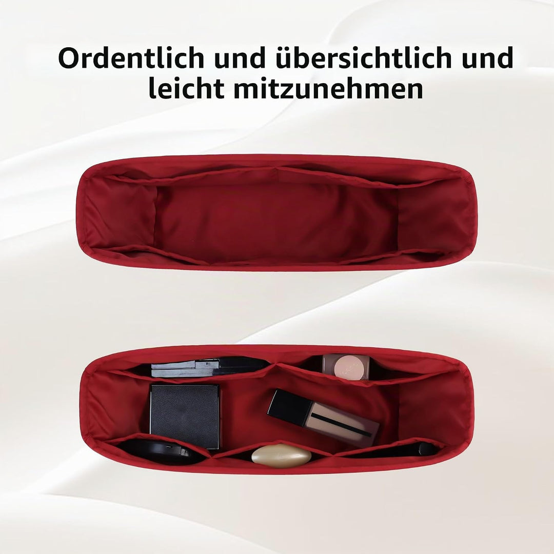 DGAZ Handtaschen Organizer Einsatz für LV Neverfull PM/MM/GM Taschen, Seide Tasche in Tasche Organiz
